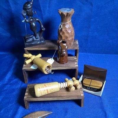 Vintage items made of wood