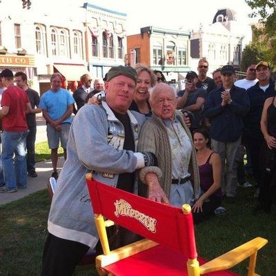 Mickey Rooney - Muppets chair