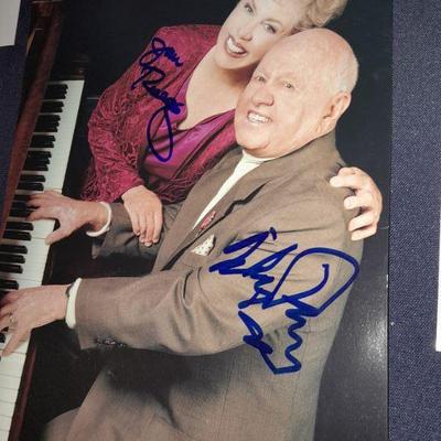 Mickey and Jan autographed photo