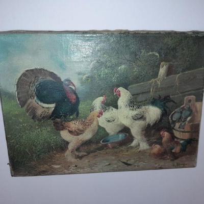 Late 19th C. original oil painting
