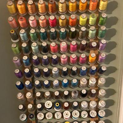 Wall Mounted Sewing Thread Holder 