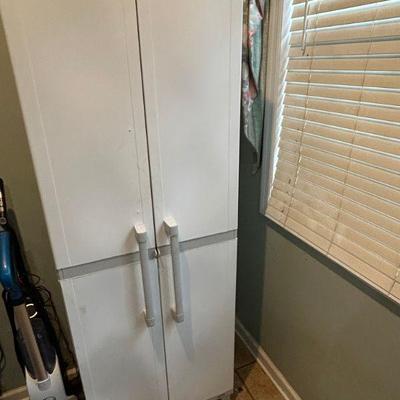 Multiple Rubbermaid Storage Cabinets 