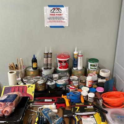 Painting Supplies and Free Paint