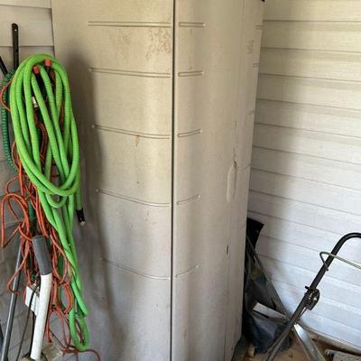 Multiple Rubbermaid Storage Cabinets 