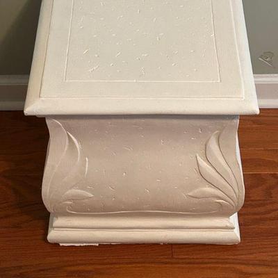 White Pedestal 