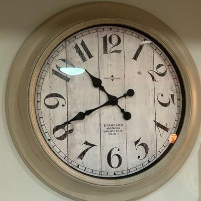 Large Over the Mantle Wall Clock