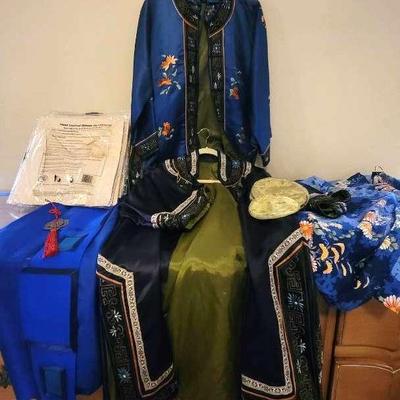 Beautiful Rare Oriental Chinese Silk Jackets & More