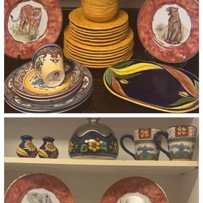 Limoges Plates & Fitz And Floyd Dinnerware