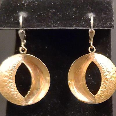 18K Gold Earrings Made In Turkey