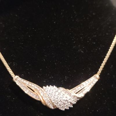 14K Diamond Necklace 