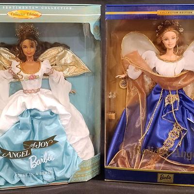 Angel Of Joy Barbie & Holiday Angel Barbie 