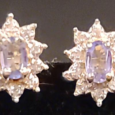 14K Gemstone Earrings 