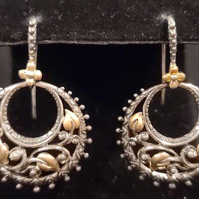 18K & .925 Bixby Earrings 