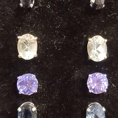 14K Gemstone Earrings 