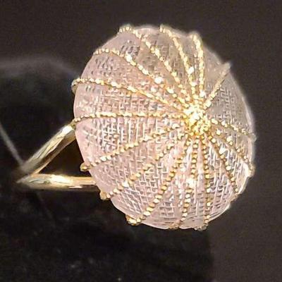 14K Size 7 Statement Ring