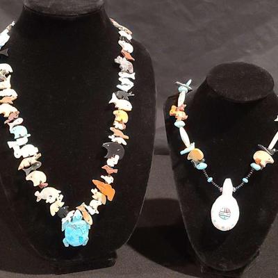.925 Animal Fetish Necklaces