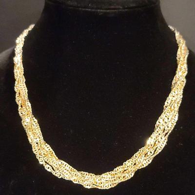 14K Multi-Strand Necklace 