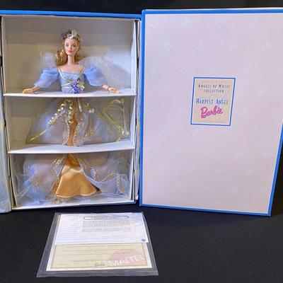 New In-Box Angels Of Music Collection “Harpist Angel” Barbie, Collector's Edition