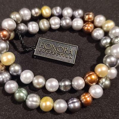 Honora Collection Multi-Colored Pearl Bracelet 