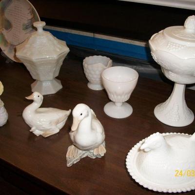 Vintage Milk Glass