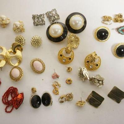 1144C	ASSORTED LADIES EARRINGS, SOME MARKED BY MAKER, APPROXIMATELY 22 PAIRS
