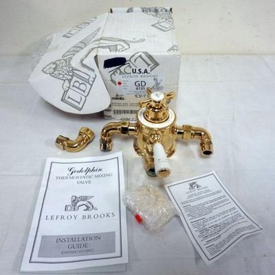 1073	LEFROY BROOKS GOLDOLPHIN THERMOSTATIC MIXING VALVE
