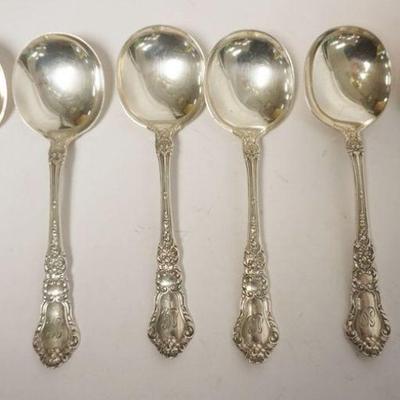 1085	STERLING SILVER SPOONS, 9.85 TOZ
