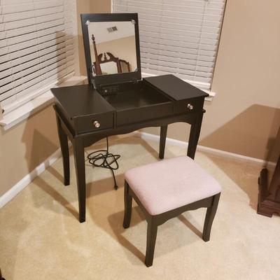 Vanity with power outlets