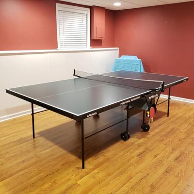 Convertible 1-2 players ping pong table (foldable)