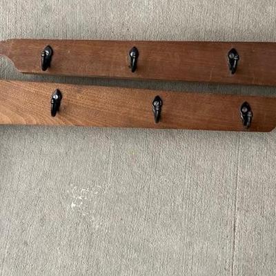 Pair Of Vintage Dowell Double Sided Coat Hangers
