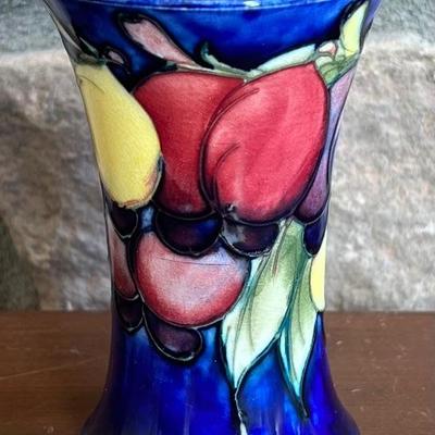 Vintage William Moorcroft 4.25" Glazed Pottery Vase England
