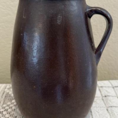 Antique K-z Brown Stoneware Single Handled Jug