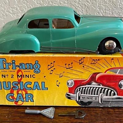 Vintage Tri-ang No. 2 Mimic Car In Original Box (as Is)