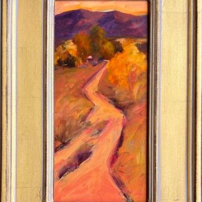 Original Jean Shom " Take Me Away" Signed Oil On Board In Custom Frame