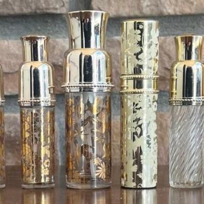 (8) Vintage Nina Ricci L'air Du Temps Perfume Spray Bottles
