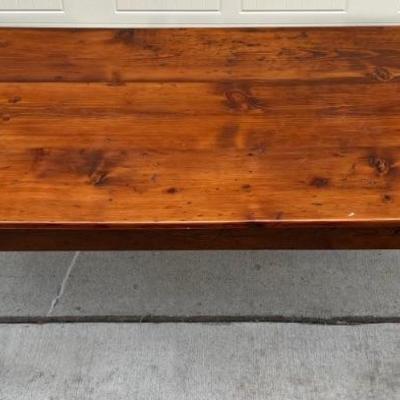 Antique Solid Pine Dining Table
