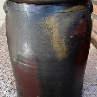 Vintage Stoneware Double Handled 5 Gallon Crock