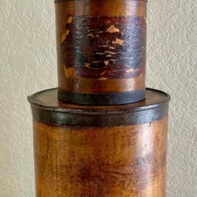 (3) Antique Pantry Ans Spice Boxes Newark New Jersey