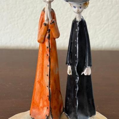 Vintage Italy Adriano Columbo Lo Scricciolo Ceramic Figurine