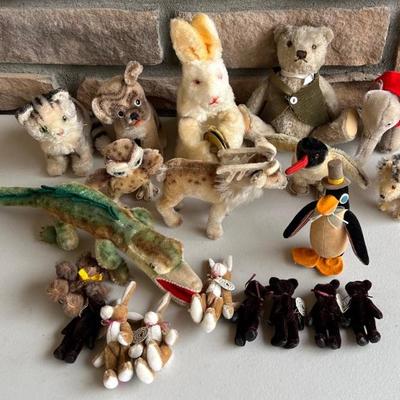 Vintage Collectible Stuffed Animals - Fancy Animal Japan, Boyds Miniatures, Herman Teddy Originals, And More