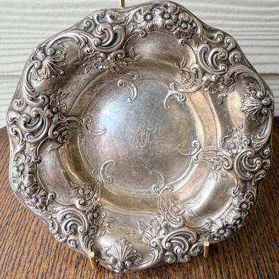 Gorham 1948 Sterling Silver 6" Melrose Bowl A5648 With Initials - 65.29 Grams Total