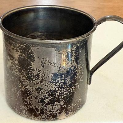 Sterling Silver Mexico Rockford S Co. Handled Baby Cup - 40.76 Grams Total