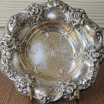 Gorham 1948 Sterling Silver 6" Melrose Bowl A5648 With Initials - 67.26 Grams Total
