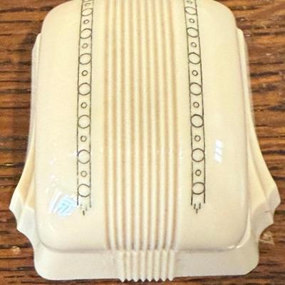 Antique Art Deco Celluloid Ring Box H. J. Rosencrans Longmont Colorado Double Ring Box