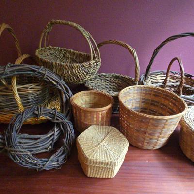 Collection of Small-Medium Size Baskets 