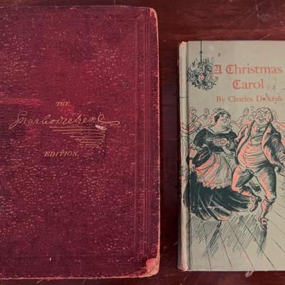 Charles Dicken's The Pickwick Club 1867 Edition/ A Christmas Carol-Peter Pauper Press 