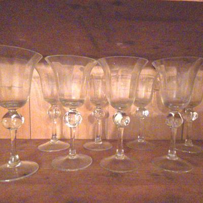 Handblown Large Chalice/Wine Glass