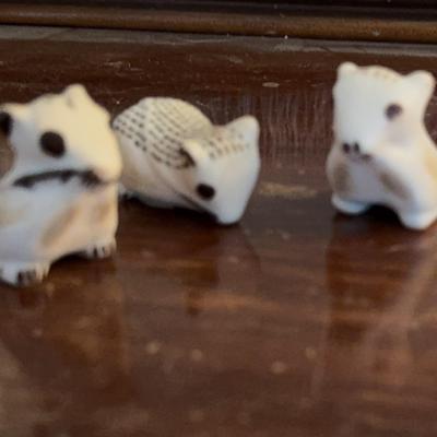 Hand Painted Vintage Miniature Ceramic MMA France 
