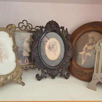 Collection of Antique Photographs & Frames
