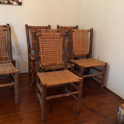 Hickory Chairs x 8